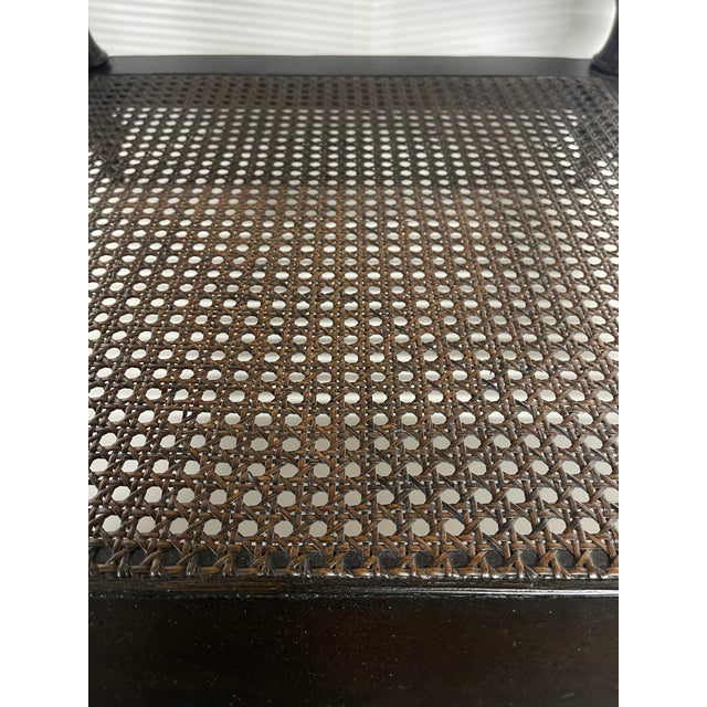 Vintage Three Tier British Colonial Revival Style Side Table For Sale - Image 15 of 16