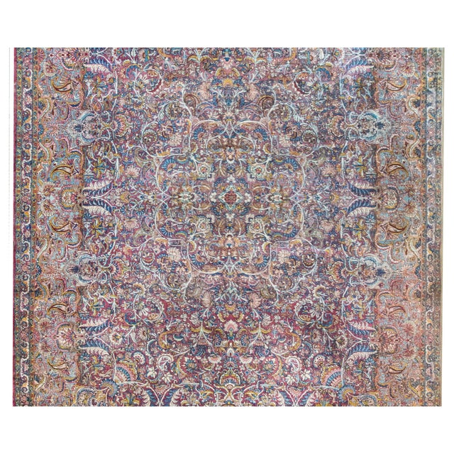 Early 20th Century Persian Kirman Rug For Sale - Image 15 of 15
