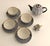 Late 20th Century Lomonosov Imperial Cobalt Net Porcelain Tea Pot & Set, 10 Piece For Sale - Image 4 of 13