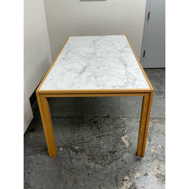 2020s Michael Anastassiades for Herman Miller Doubleframe Marble Table For Sale - Image 5 of 12
