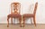 Romweber Antique Georgian Carved Walnut Dining Chairs, Set of Six For Sale - Image 12 of 14