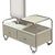 Wood Bauhaus Pastel Grey Chrome Dressing Mirror from Vichr a Spol, 1930s For Sale - Image 7 of 9