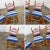 Late 20th Century Rustic Natural Log Frame Dining Chairs With Traditional Serape Blanket Upholstery For Sale - Image 12 of 12
