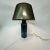 Mid-Century Table Lamp in Blue Ceramic, 1970s For Sale - Image 6 of 8
