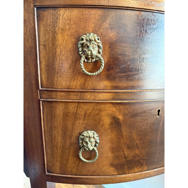 Vintage Mahogany Beacon Hill Collection - Demilune Cabinet - Sideboard For Sale - Image 11 of 12