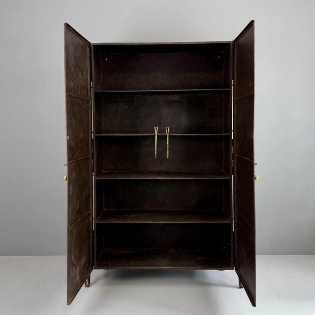 Swiss Sculptural Iron Cabinet, 1995 For Sale - Image 6 of 15