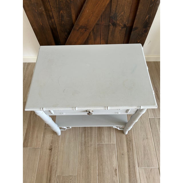 Hollywood Regency Palm Beach Collection - Allegro Edition Bedside Table For Sale - Image 3 of 7