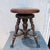 Farmhouse Early 1900s Oak Wood Piano Stool With Glass Ball Claw Feet For Sale - Image 3 of 18