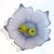 Viking Glass Company Vintage Viking Glass Frosted Purple Lotus Fruit Bowl For Sale - Image 4 of 12