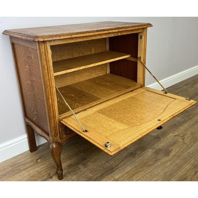 Vintage Louis XIV French Oak Sideboard For Sale - Image 11 of 13