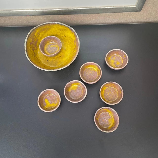 1950s Mid-Century Pottery Bowls, 1950s, Set of 8 For Sale - Image 5 of 8
