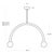 Not Yet Made - Made To Order Regina Andrew Happy Steel Pendant, Large, Natural Brass For Sale - Image 5 of 6