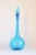 Blue Empoli Glass Genie Bottle, Tuscany, 1960s For Sale - Image 9 of 10