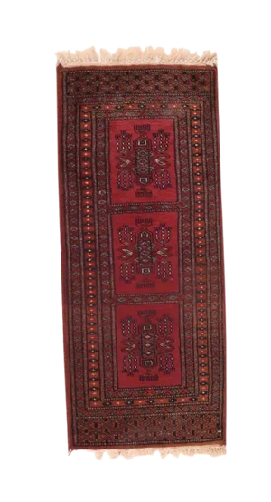 Vintage Bokhara Pakistan Rug-1′5″ × 3′5″