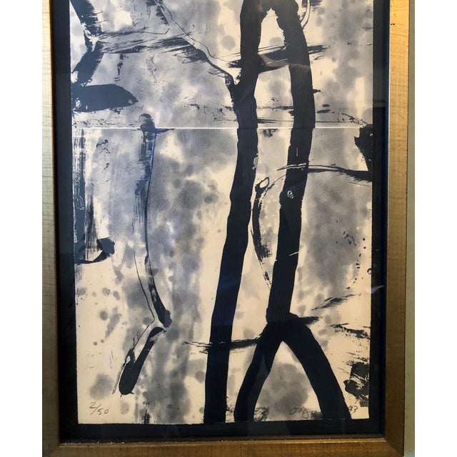 Hugh O'Donnell, Lacuna, Abstract Expressionist Color Etching from Graphicstudio, Hugh O'Donnell, 1993 For Sale In Miami - Image 6 of 7