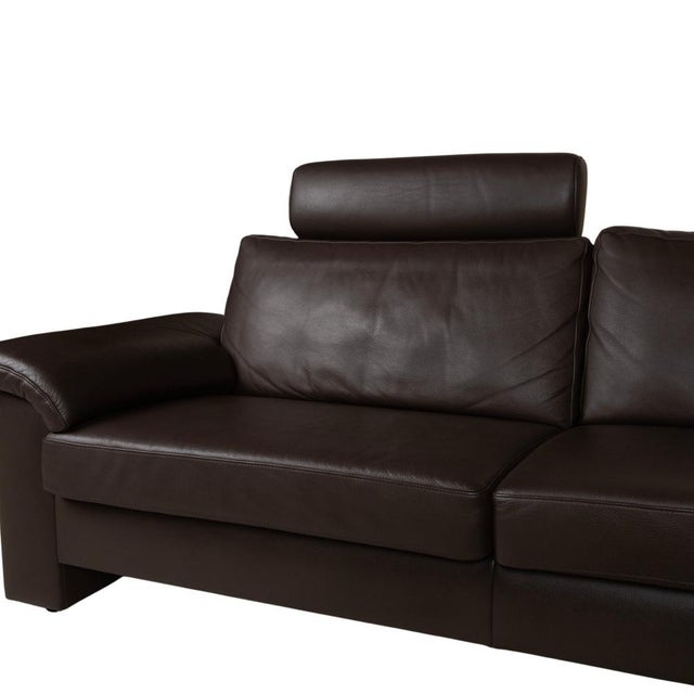 Brown Leather Corner Sofa from Ewald Schillig For Sale - Image 8 of 18