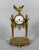 Gold Empire Portico Clock with Egyptian Motifs in Gilt Bronze, 1800 For Sale - Image 8 of 8