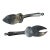 Vintage Tw Pewter Fish Serving Set – Coastal Nautical Pewter Fork & Spoon – Mid-Century Ocean-Inspired Salad Servers For Sale