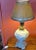 1940s French Painted Metal Table Lamp With Wax Shade. For Sale - Image 9 of 12