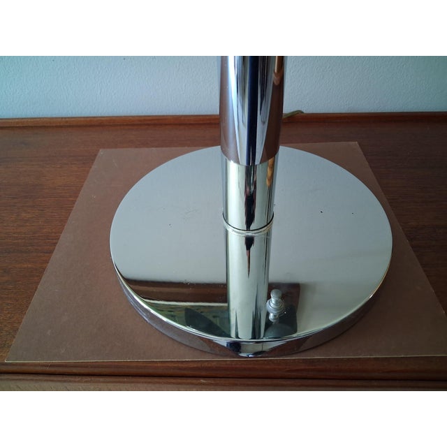 Robert Sommeman Style Vintage Space Age Chrome 1970's 5 Light Waterfall Lamp With Smoked Lucite Petals. For Sale - Image 12 of 15