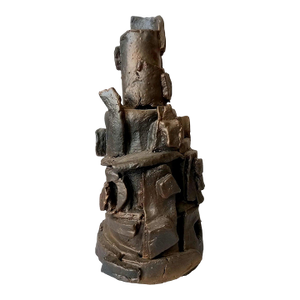 Contemporary Architectural Brutalist Ceramic Vase