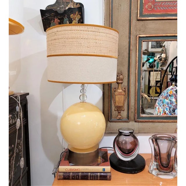 Blogged Murano Crystal Table Lamp, Set of 2, in Good conditions. Designed 1980 to 1989 European Plug (up to 250V).The...