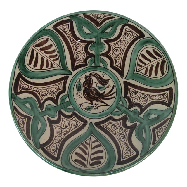 Pottery Plate from Gorriz, Teruel, Spain, 1960s For Sale