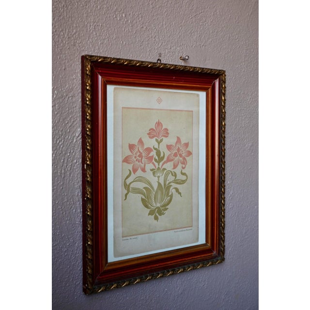 Simple yet charming, this decorative print from the 1930s gracefully evokes the elegance of ornamental plates from the...