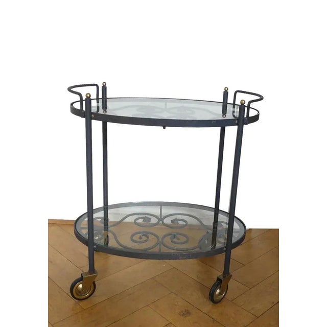 Vintage Italian Serving Cart, 1960s For Sale - Image 4 of 7