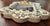 Wood MacKenzie-Childs Doodles Wall Mirror W/ Courtly Check Finial Accent For Sale - Image 7 of 9