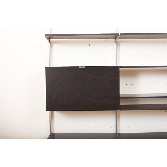 CSS 4 Shelf System in Aluminum and Wood by George Nelson for Herman Miller, 1957 For Sale - Image 12 of 15
