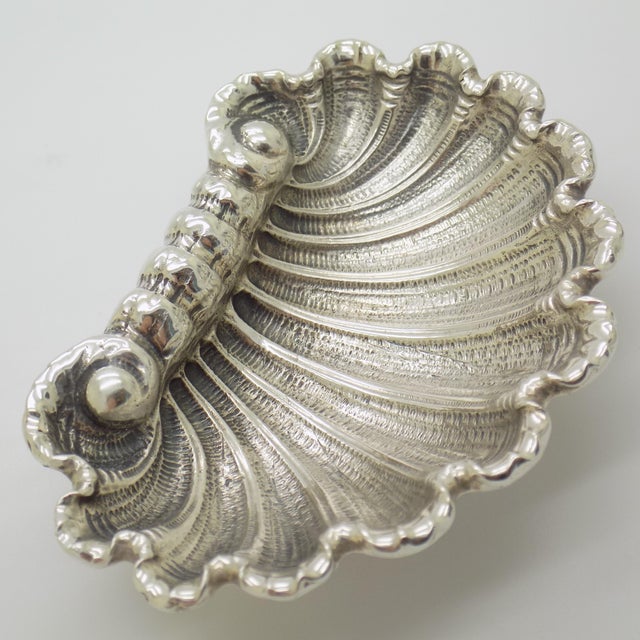 Vintage Italian Genuine Silver 800 Shell Shaped Trinket Tray, 1970s For Sale - Image 3 of 14