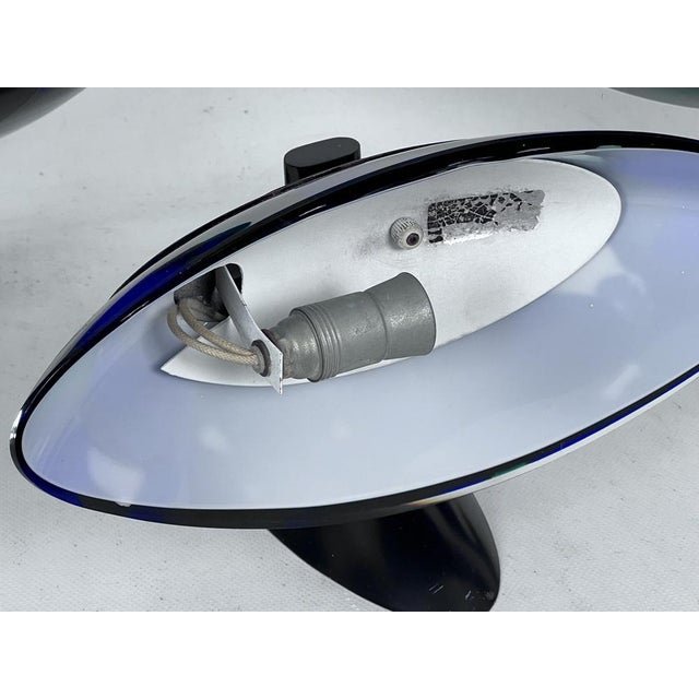 Metal Large Wall Lamps in Murano Glass and Metal by Ottavio Missoni, Italy, 1980s, Set of 4 For Sale - Image 7 of 17