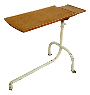 Vintage Side Table in Metal and Wood