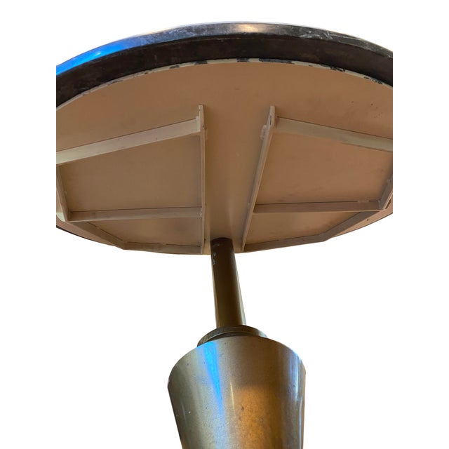 Italian Grand Tour Marble Specimen Center Table With Cantilever Base For Sale - Image 11 of 11