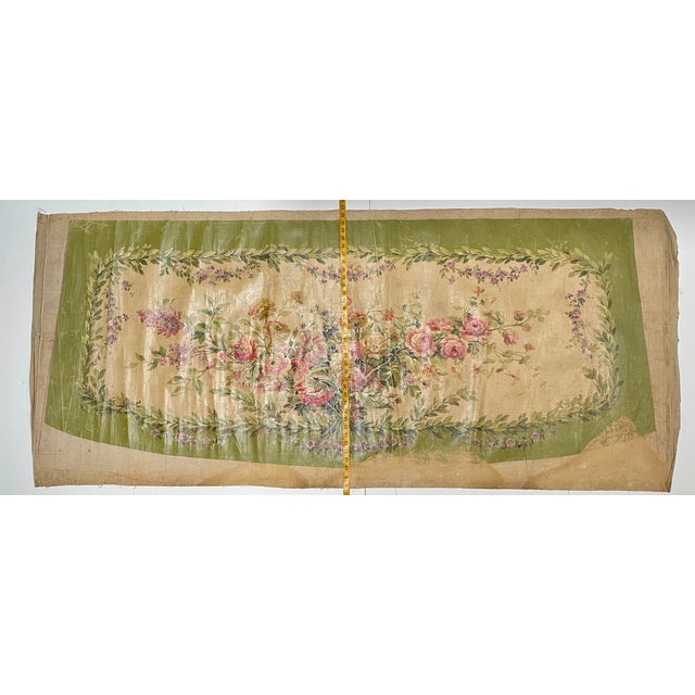 Late 18th Century Aubusson Oil on Canvas Decorative Painting - For Sale - Image 15 of 15