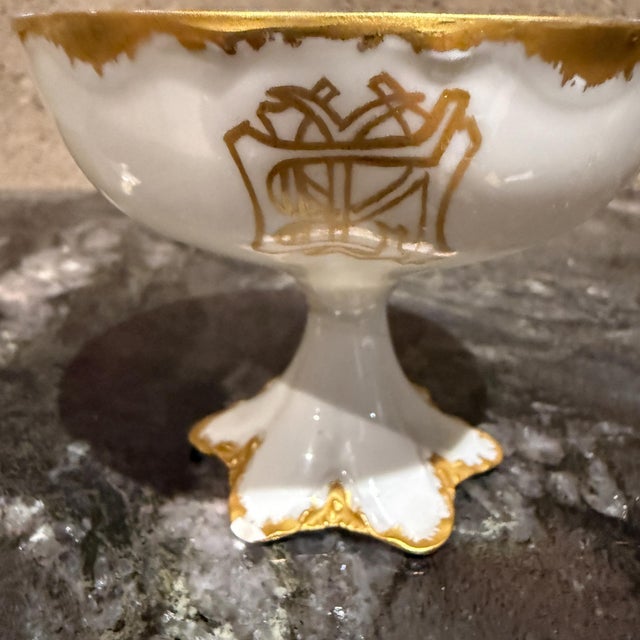 1950s Theodore Haviland Limoges Punch Porcelain Cups - a Pair For Sale In San Diego - Image 6 of 12