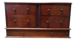 Vintage Display Cabinet in Mahogany