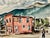 Rustic Henry Emil Salloch Original Watercolor on Paper Villa Grove, Colorado. 1958. For Sale - Image 3 of 8