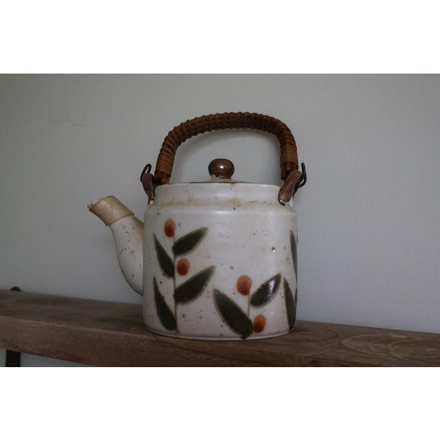 Vintage Mid 20th Century Hand Painted Japanese Otagiri Stoneware Tea Set - 11 Piece For Sale - Image 15 of 17