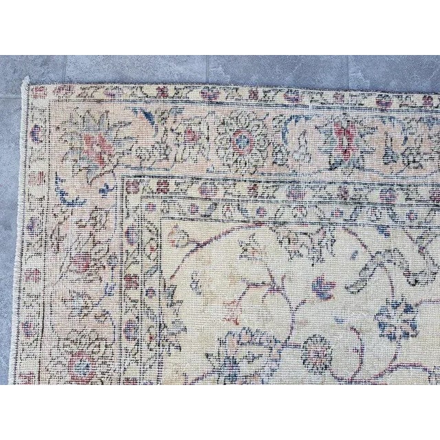 1960s Bohemian Handknotted Vintage Rug For Sale - Image 4 of 11