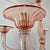 1970s Italian Pink Neoclassical Murano Glass Chandelier For Sale - Image 9 of 11