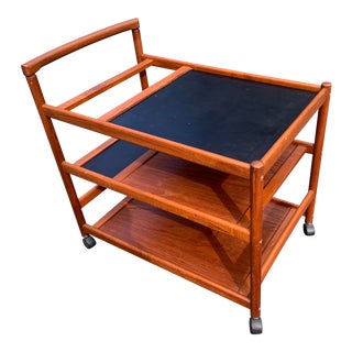 1960s Danish Dyrlund Bar Cart For Sale