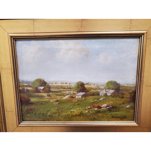 Landscape With Houses - Henry Hulsmann For Sale - Image 4 of 8