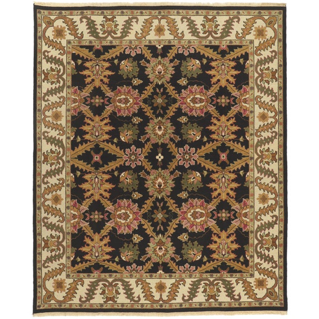 Vintage Persian Indian Rug - 08'01x 09'10 For Sale - Image 9 of 9