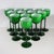 1960s Carlo Moretti Italian Green Cased Glasses- Set of 36 For Sale - Image 13 of 15
