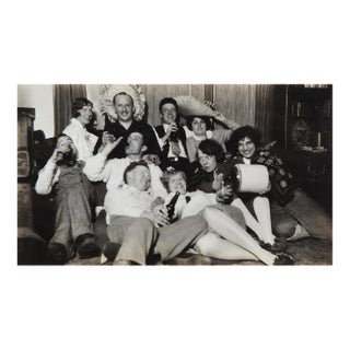 1930s Party Time Friends Snapshot Photograph For Sale