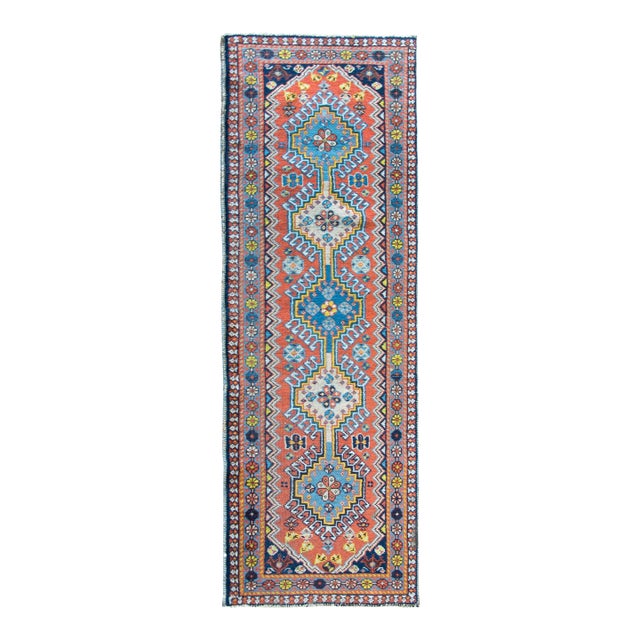 Early 20th Century Persian Heriz Runner For Sale