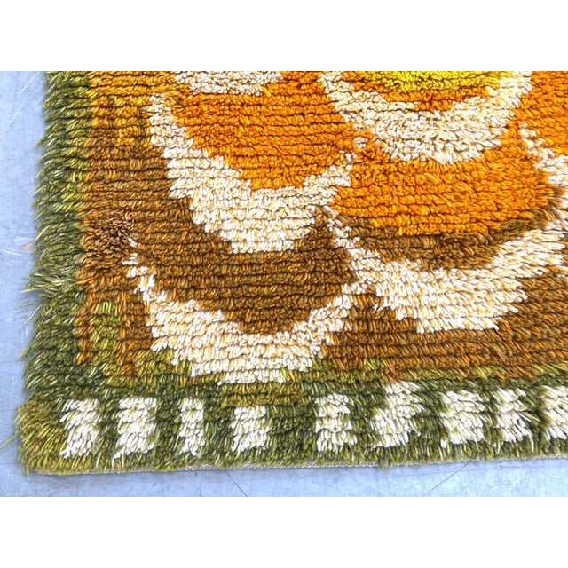 1970s Mid 20th Century Rya Shag Wall Hanging For Sale - Image 5 of 10