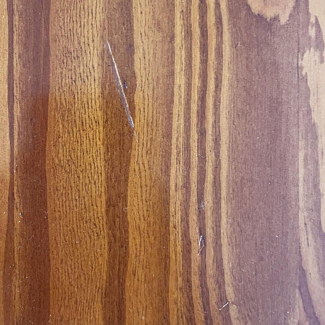 Italian Modern Wood Console, 1970s For Sale - Image 9 of 13